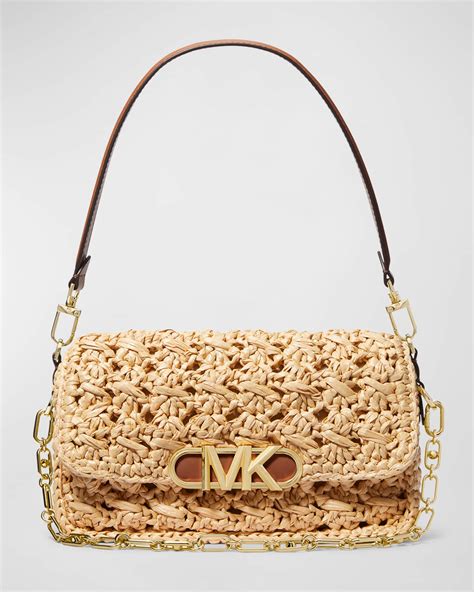 michael kors straw bags|michael kors straw handbags clearance.